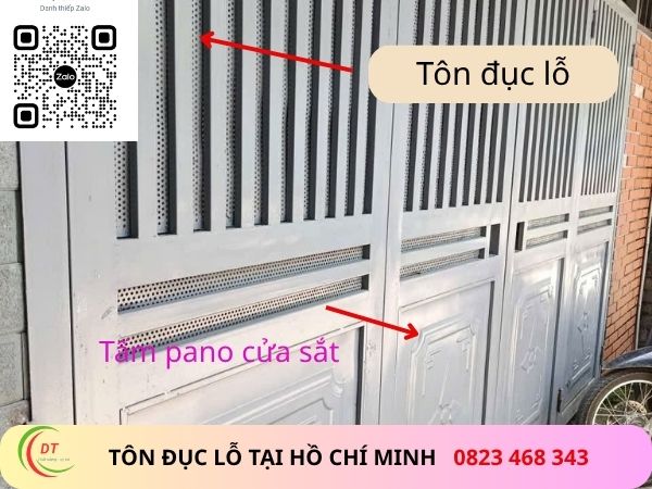 gia công tôn đục lỗ theo yêu cầu